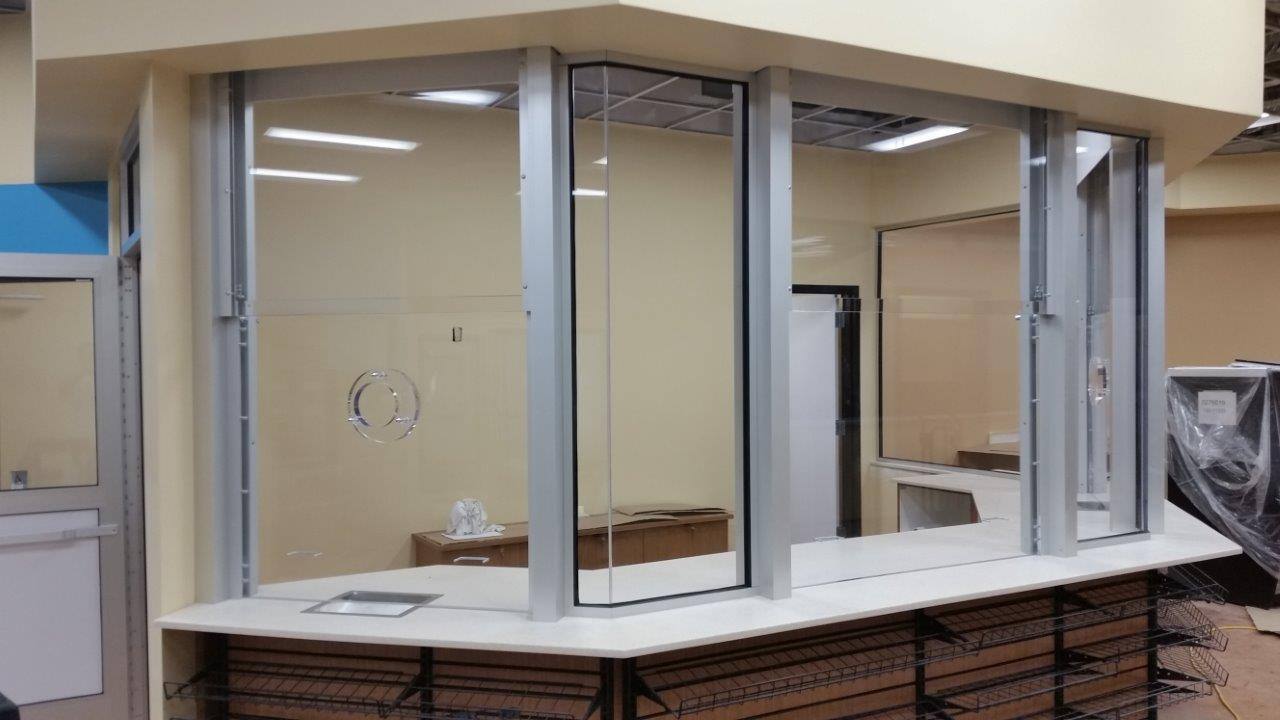 Transaction windows and accessories