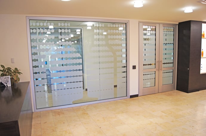 alum storefront with doors