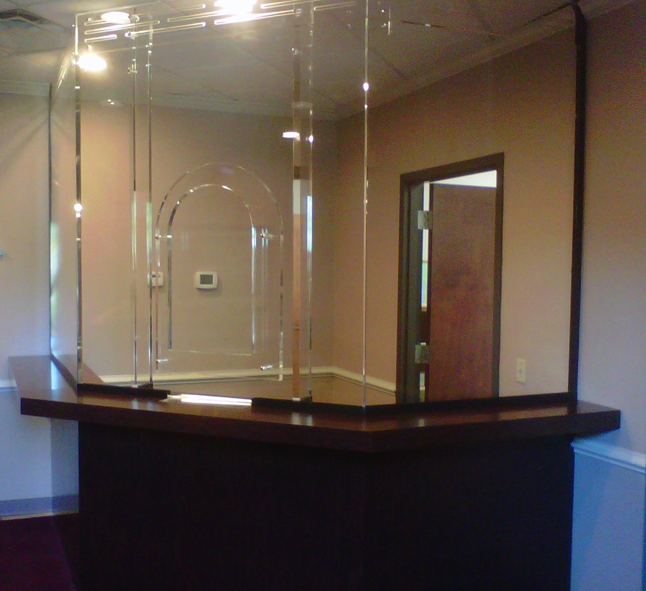 executive protection example - reception