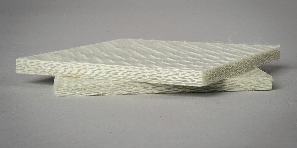 An example of bullet-resistant fiberglass panels that TSS can custom-design to meet various UL 752 standards