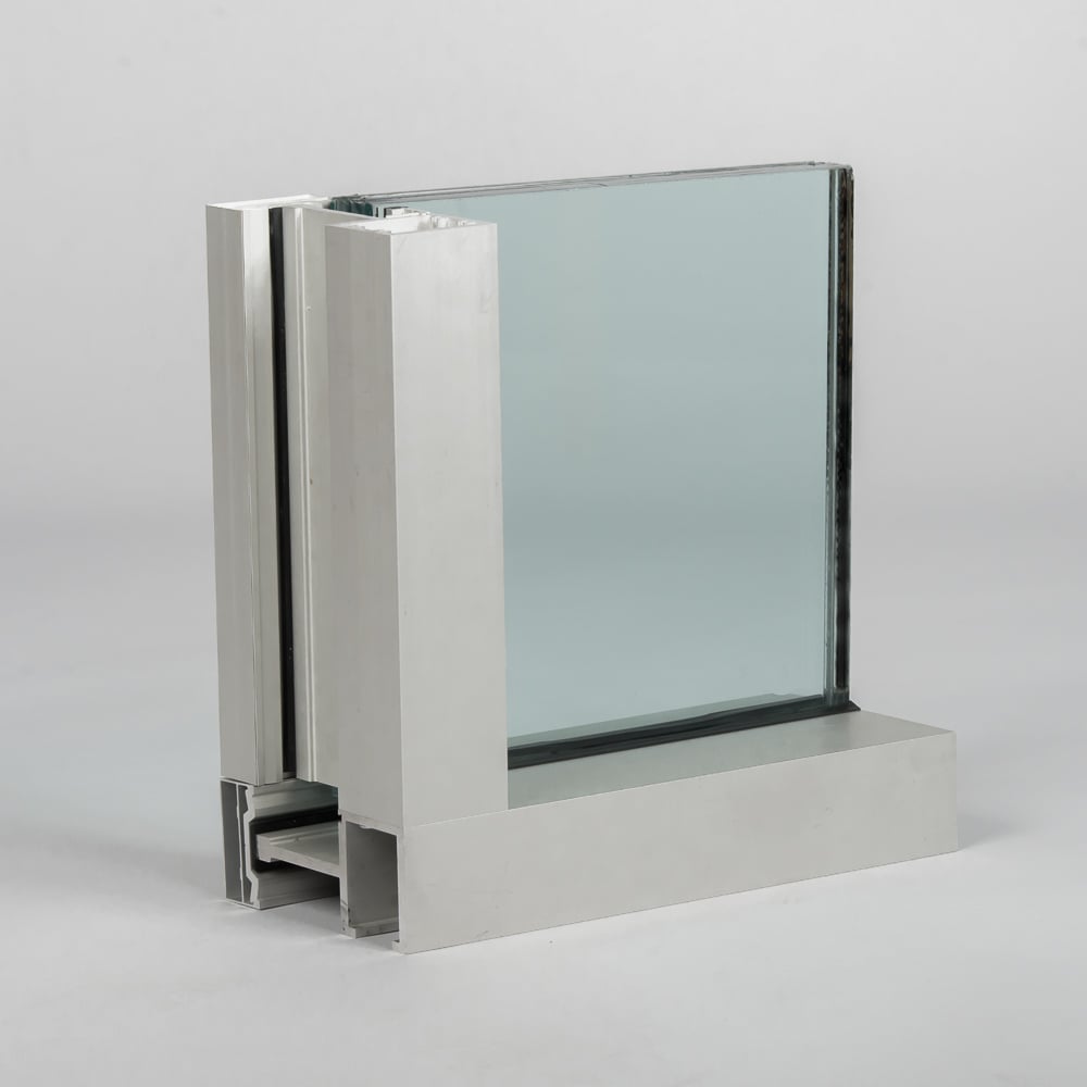 An example of a bullet proof window, which can also provide a degree of protection against severe weather events based on its quality and functionality