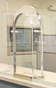 Arch Window System for Physical Security in Banks