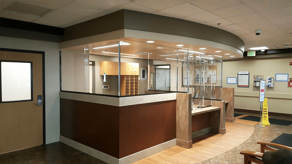 Utilities Office Bulletproof Transaction Windows