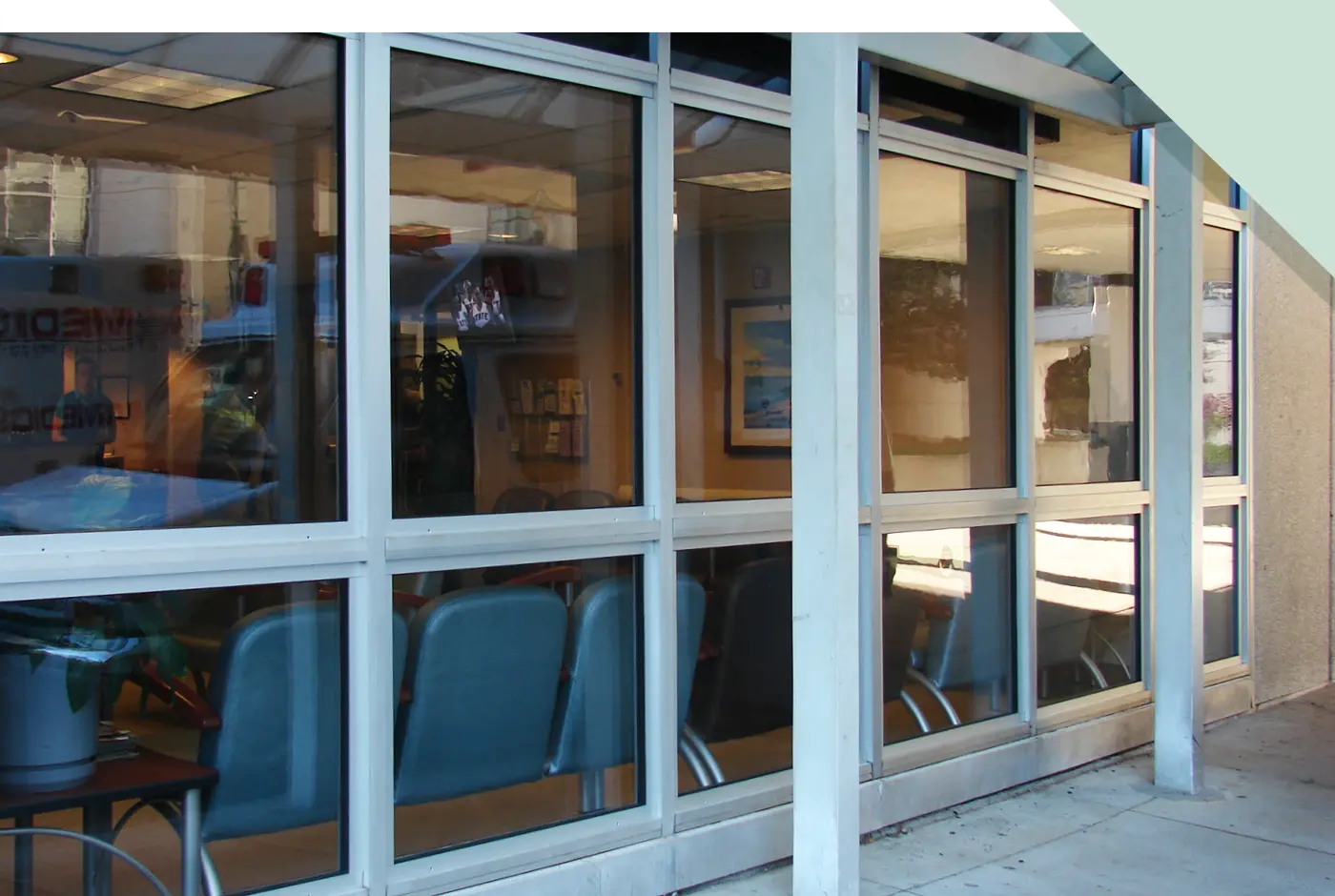 An example of stainless steel framing built for bullet resistance, one of the solutions TSS provides alongside custom solutions for transaction lines, safe rooms, and more